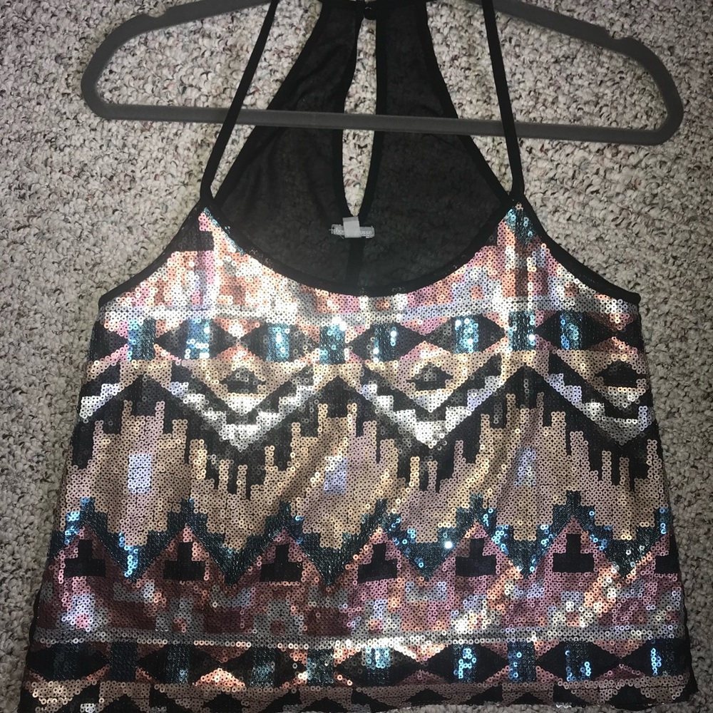sparkles tank top